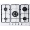 imageSummit Appliance GC527SSTK30 5Burner Gas Cooktop in Stainless Steel with Sealed Burners Cast Iron Grates Wok Stand and Stainless Steel Frame to Allow Installation in 30quot Wide Counter OpeningsWhite
