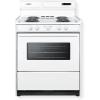 imageSummit Appliance WEM230KW 30quot Wide Electric Coil Top Range White Upfront Controls 4 Coil Elements Pushtoturn Knobs Indicator Lights 37 cuft Oven Digital Clock and Timer Cord Not Included