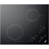 imageSummit CR2B121 115V 2Burner 21quot Radiant Cooktop For Portrait or Landscape Installation In 20quot x 16quot Cutouts Black