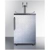 imageSummit SBC635MDPLTWIN Wine Dispenser Silver With Diamond PlateSilver With Diamond Plate