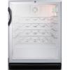 imageSummit SWC6GBLBIADA Wine Chiller Beverage Refrigerator GlassBlack