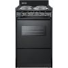imageSummit TEM110BRWY Kitchen Cooking Range Stainless SteelBlack