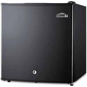 imageSummit 18 Mini Fridge 16 cuft Capacity Compact Refrigerator Countertop Fridge Stainless Steel MB42SSBlack