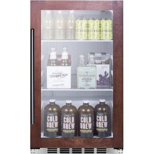 imageSummit 19 Beverage Center 313 cuft Capacity Shallow Depth Outdoor Refrigerator Panel Ready SPR489OSPNR Panel not includedBlack