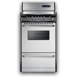 imageSummit 20 Electric Range 220V Electric Coil Burners 246 cuft Oven ADA Complaint Stainless SteelTEM130BKWY
