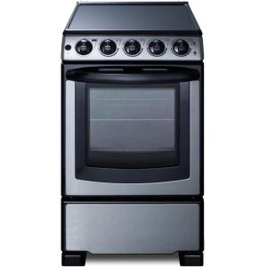 imageSummit 20 Electric Range 23 cuftCapacity Oven Smooth Top 220V 4 Burner Range REX2071SSRT