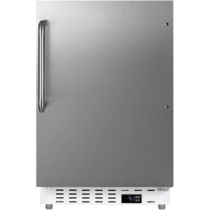 imageSummit 21quot Refrigerator BuiltIn Undercounter Fridge 353 cuft Capacity ADA Compliant Stainless Steel ALR46WCSSStainless Steel