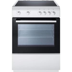 imageSummit 24 Electric Smooth Top Range 24 cuft Oven ADA Compliant White CLRE24WHWhite