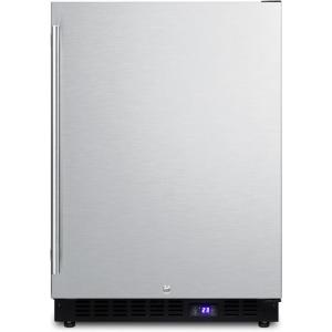 imageSummit 24 Freezer with Ice Maker Builtin Outdoor Freezer 47 cuft Capacity Stainless Steel SPFF51OSIMStainless Steel