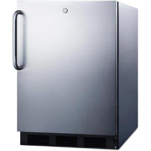 imageSummit 24 Refrigerator Builtin ADA Compliant Outdoor Refrigerator 55 cuft Capacity Stainless Steel SPR7BOSSTADASilver