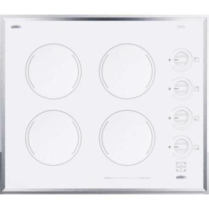 imageSummit 24quot Electric Cooktop 4 Burners 230V Radiant Cooktop Black CR424BLWhite