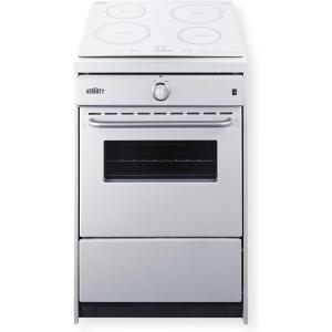 imageSummit 24quot Induction Range 292 cu ft Oven 4 Elements ADA Compliant Design White  WEM665WWhite