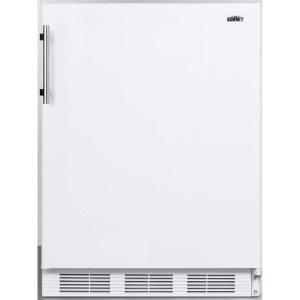 imageSummit 24quot Refrigerator Undercounter Fridge 58 cuft Capacity ADA Compliant ENERGYSTAR White FF61WADAWhite