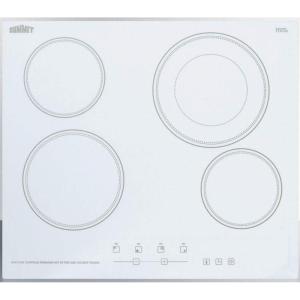 imageSummit 36quot Electric Cooktop 5Burners 208240V Radiant Cooktop Black CR5B36T9BWhite