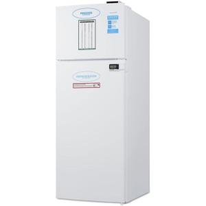 imageSummit Appliance AGP96RF 22quot Wide General Purpose RefrigeratorFreezer with Digital Refrigerator Control Internal Fan Adjustable Wire Shelves Door Storage and AlarmThermometer