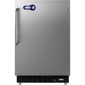 imageSummit Appliance ALFZ37BSSTBFROST 20quot Wide Beer Froster ADA Compliant BuiltIn Capable Stainless Steel Door Adjustable Thermostat 3quot Thick Door Magnetic Bottle Opener Manual DefrostStainless Steel