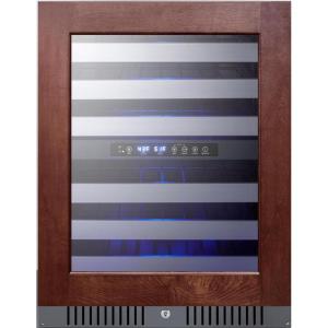 imageSummit Appliance ALWC532PNR 24 Inch Wide BuiltIn Wine Cellar ADA Compliant PanelReady Door Trim Panel Not Included Commercially Approved Factory Installed Lock RHD RightHand Door SwingPanel Ready