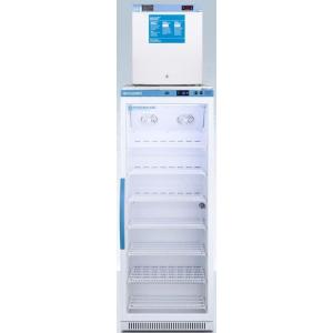 imageSummit Appliance ARG12PVFS24LSTACKMED2 Stacked Combination of ARG12PV AllRefrigerator with FS24LMED2 AllFreezer Silverion Handle Hospital grade Cord with Green Dot Plug Manual Defrost