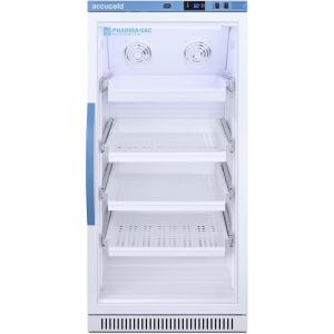 imageSummit Appliance ARG8PVDR PharmaVac 8 CuFt Upright Glass Door Vaccine AllRefrigerator with Four Removable Ventilated Drawers SilverIon Handle and Hospital Grade CordWhite