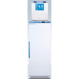 imageSummit Appliance Accucold ARS12PVFS24LSTACKMED2 24quot Wide AllRefrigeratorAllFreezer Combination Includes ARS12PV Allrefrigerator with Silverion Handle and FS30LMED2 Compact Allfreezer