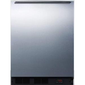 imageSummit Appliance FF63BKBIDTPUBSSHHADA Builtin Undercounter ADA Compliant Craft Beer Pub Cellar with Black Cabinet Stainless Steel Door Pro Horizontal Handle Digital Thermostat and Deluxe Interior