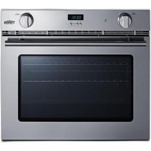 imageSummit Appliance SGWOGD27 27quot Wide Gas Wall Oven Comes Set for Natural Gas 12000 BTU 30 cuft Capacity Stainless Steel