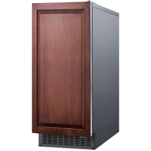 imageSummit BIM68OSPUMPIF 15quotquot Icemaker with 62 lb daily Production 098 cu ft Capacity BuiltIn Pump Frost Free Defrost Outdoor Capable Commercially Approved in Panel ReadyPanelReady