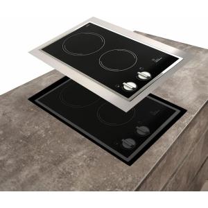 imageSummit Custom Cooktop Trim Kit 304 Grade Seamless Brushed Stainless Steel Protected Cover Easy to Install and Clean Custom Built According to your Unique Need