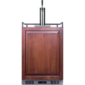 imageSummit SBC682PNR 24quot Wide Builtin Kegerator with Beer Tap Panel Not IncludedPanel Ready