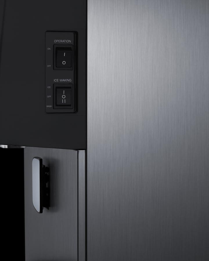 imageAccucold Commercial Ice ampamp Water Dispenser Countertop 160 lbs Nugget Ice Production Per Day 53 lbs of Storage Filter Kit Included AIWD160FLTR