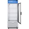 imageAccucold SCR1802G 30quot Wide Commercial Beverage Refrigerator 1626 cuft Capacity Automatic Defrost Designed for use in Commercial Establishments HighLow Temperature Alarm Selfclosing Door