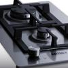imageSummit 12quot 2 Burner Gas Cooktop Stainless steel Cast Iron GCJ2SSStainless Steel