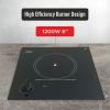 imageSummit 12quot Single Burner Electric Cooktop 115 Volt Radiant Cooktop ADA Compliant Black CR1115