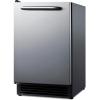 imageSummit 15quot Ice Maker Drain Free Builtin Ice Maker 15lb Production Capacity Panel Ready BIM26IFLHD Panels Not Included Left Handed Door SwingStainless Steel