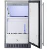 imageSummit 18quot Clear Ice Maker 60 lb Production Capacity ADA Compliant Stainless Steel BIM182ADALHD Left Handed Door SwingRight Hand Door