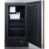 imageSummit 18quot Ice Maker Drain Free 8 lb Production Capacity Panel Ready BIM18IF Panels not Included