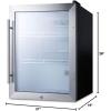 imageSummit 19 Beverage Center 21 cuft Capacity Compact Outdoor Refrigerator Stainless Steel ampamp Glass SPR314LOSBlack