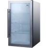 imageSummit 19 Beverage Center 313 cuft Capacity Shallow Depth Outdoor Refrigerator Stainless Steel Glass Door SPR489OSCSSGreyClear