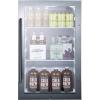 imageSummit 19 Beverage Center 313 cuft Capacity Shallow Depth Outdoor Refrigerator Stainless Steel Glass Door SPR489OSCSSStainless Steel