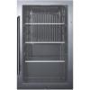 imageSummit 19 Beverage Center Indoor or Outdoor Beverage Cooler 313 cuft Capacity ADA Compliant 17 Shallow Depth Stainless Steel ampamp Glass SPR488BOSADABlack