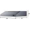 imageSummit 20 Under Cabinet Convertible Range Hood Convertible Range Hood ADA Compliant White HC20WWADAStainless Steel