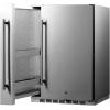 imageSummit 24 Shallow Depth Refrigerator Builtin Outdoor Refrigerator 313 cuft Capacity Storage Stainless Steel SPR196OS24