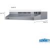 imageSummit 24 Under Cabinet Convertible Range Hood Stainless Steel  H24RSS