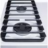 imageSummit 24quot 4 Burner Gas Cooktop Sealed Burners White Cast Iron Grates Made in the USA WTL033SWhite