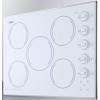 imageSummit 27quot Electric Cooktop 5Burners 230V Radiant Cooktop White CR5B274WWhite