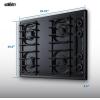 imageSummit 30quot 4 Burner Gas Cooktop Black TTL053SBlack