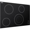 imageSummit 30quot Electric Cooktop 4 Burners 208240V Radiant Cooktop Black CR4B30T11Bblack