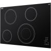 imageSummit 30quot Electric Cooktop 4 Burners 208240V Radiant Cooktop Black CR4B30T11Bblack