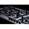 imageSummit 36quot 5 Burner Propane Cooktop Stainless steel Cast Iron With Stainless Steel Trim Kit  GCJ536SSLPTKLP