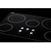 imageSummit 36quot Electric Cooktop 5Burners 208240V Radiant Cooktop Black CR5B36MBBlack